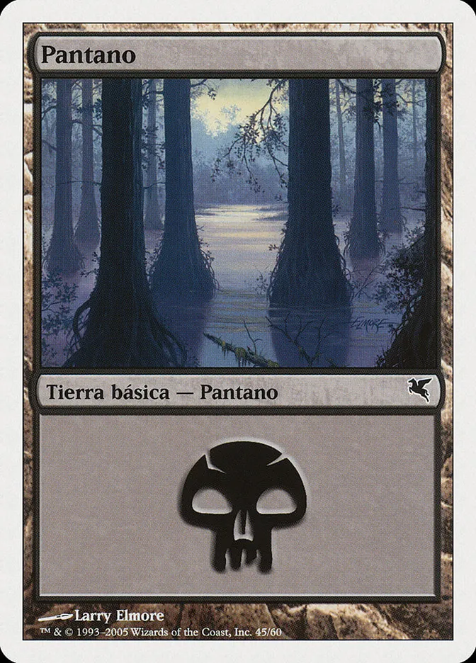 2005 Salvat 2005 Swamp common #A45 common card image