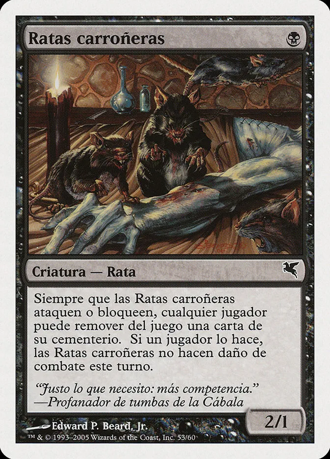 2005 Salvat 2005 Carrion Rats common #A53 common card image