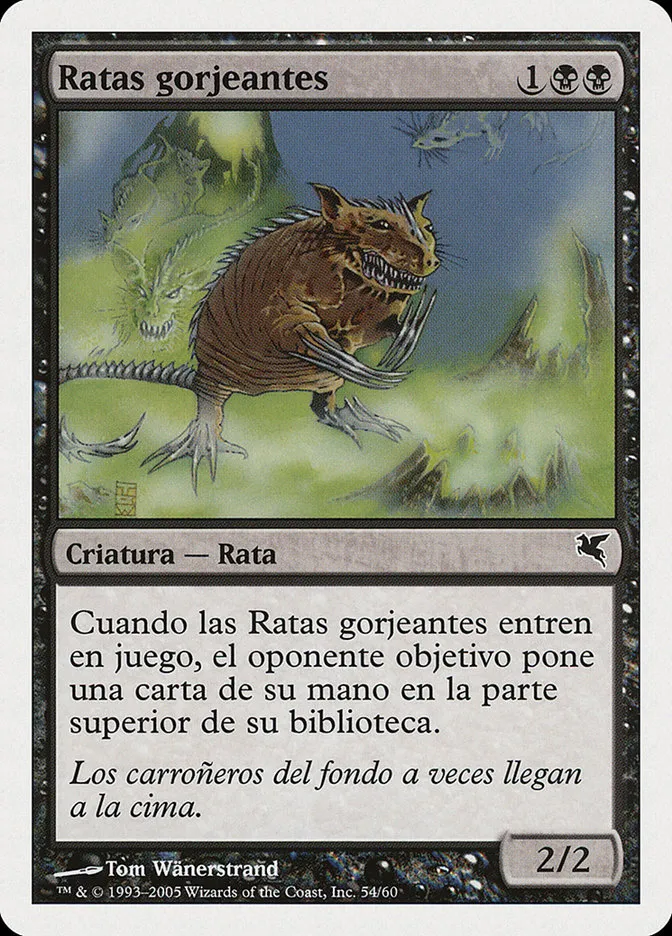 2005 Salvat 2005 Chittering Rats common #A54 common card image