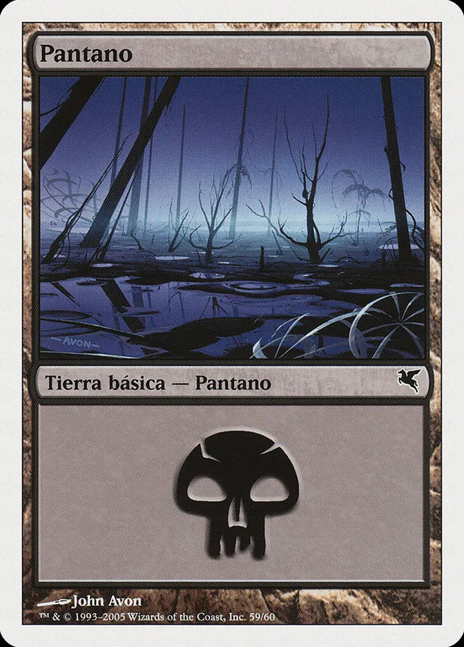 2005 Salvat 2005 Swamp common #A59 common card image