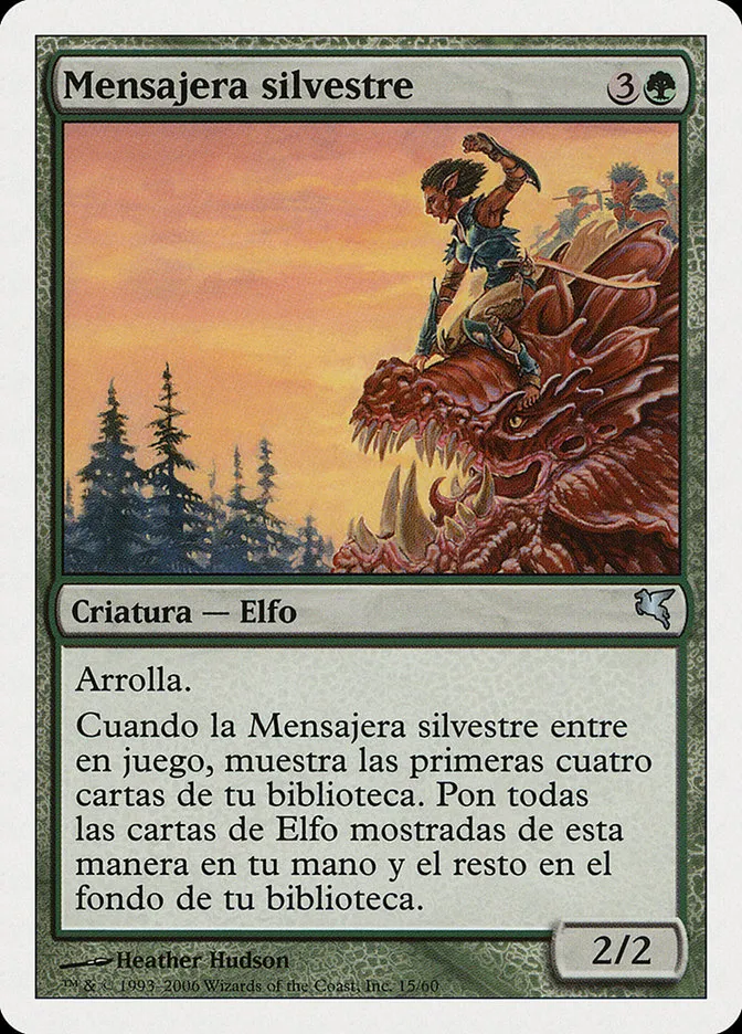 2005 Salvat 2005 Sylvan Messenger uncommon #B15 uncommon card image