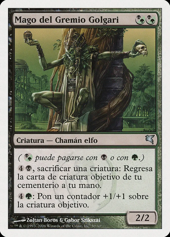 2005 Salvat 2005 Golgari Guildmage #B50 uncommon card image