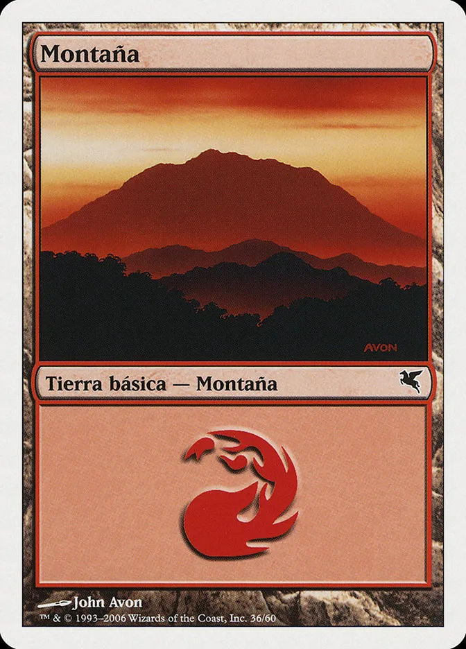 2005 Salvat 2005 Mountain common #C36 common card image