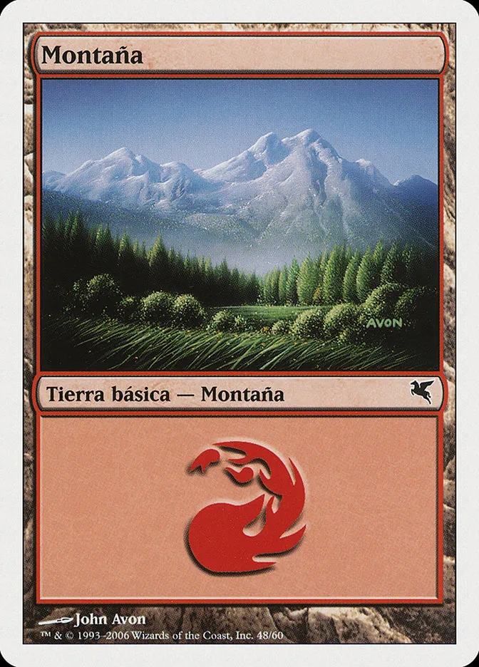 2005 Salvat 2005 Mountain common #C48 common card image
