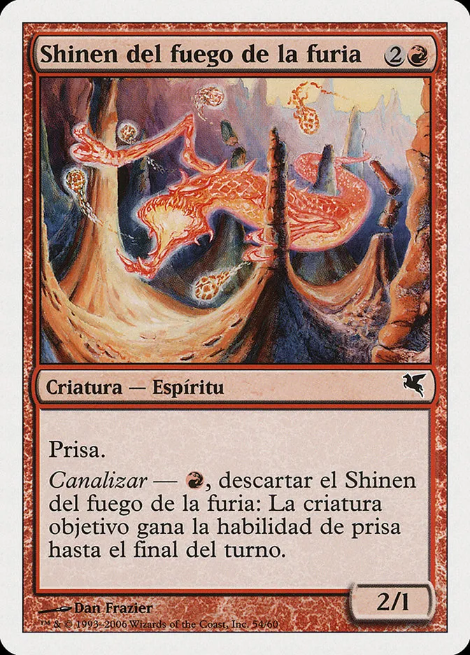 2005 Salvat 2005 Shinen of Fury's Fire #C54 common card image