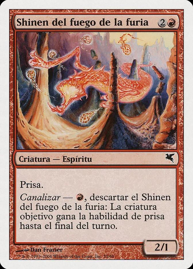 2005 Salvat 2005 Shinen of Fury's Fire #C55 common card image