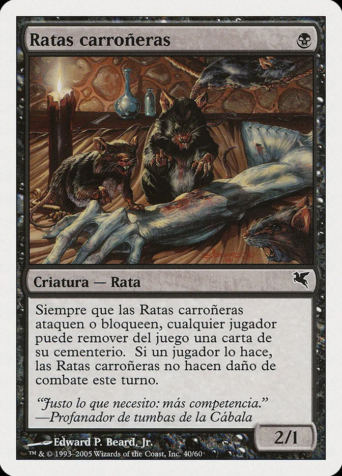 2005 Salvat 2005 Carrion Rats common #A40 common card image