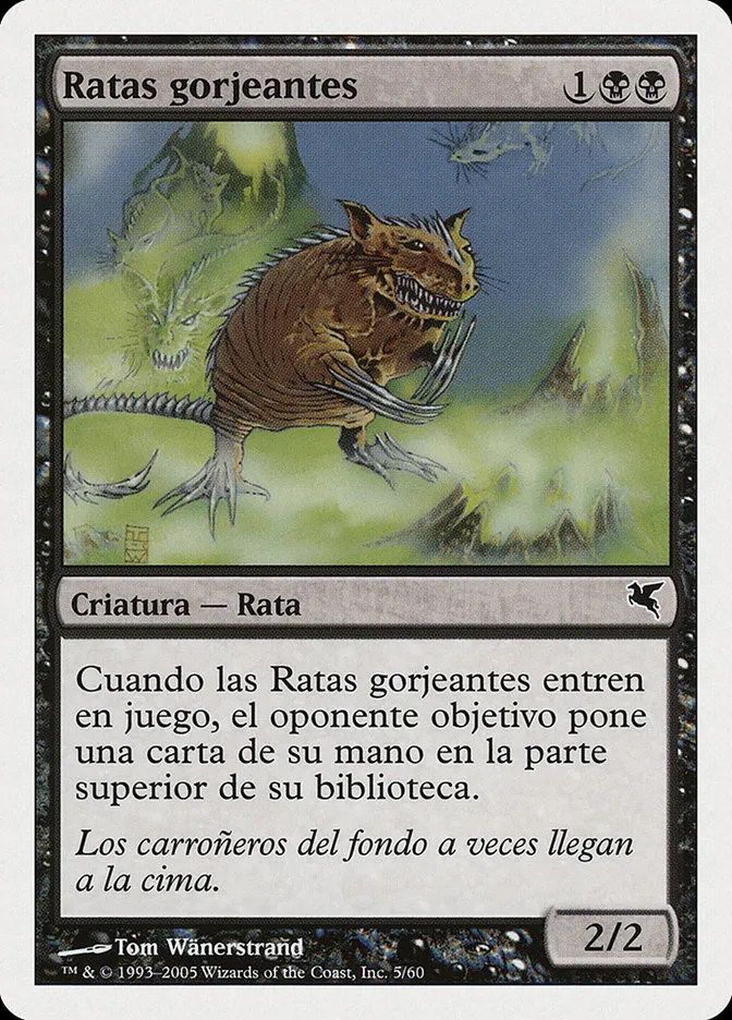 2005 Salvat 2005 Chittering Rats common #A5 common card image