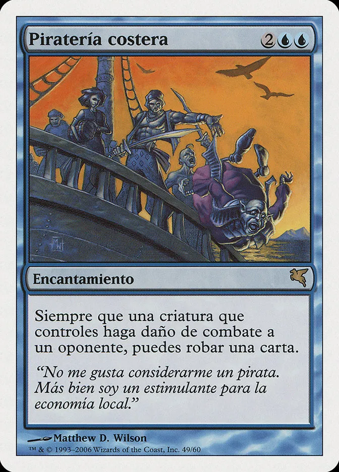 2005 Salvat 2005 Coastal Piracy rare #E49 rare card image