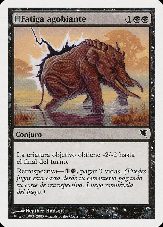 2005 Salvat 2005 Crippling Fatigue common #A6 common card image