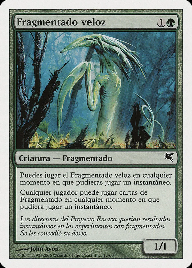 2005 Salvat 2005 Quick Sliver common #D17 common card image