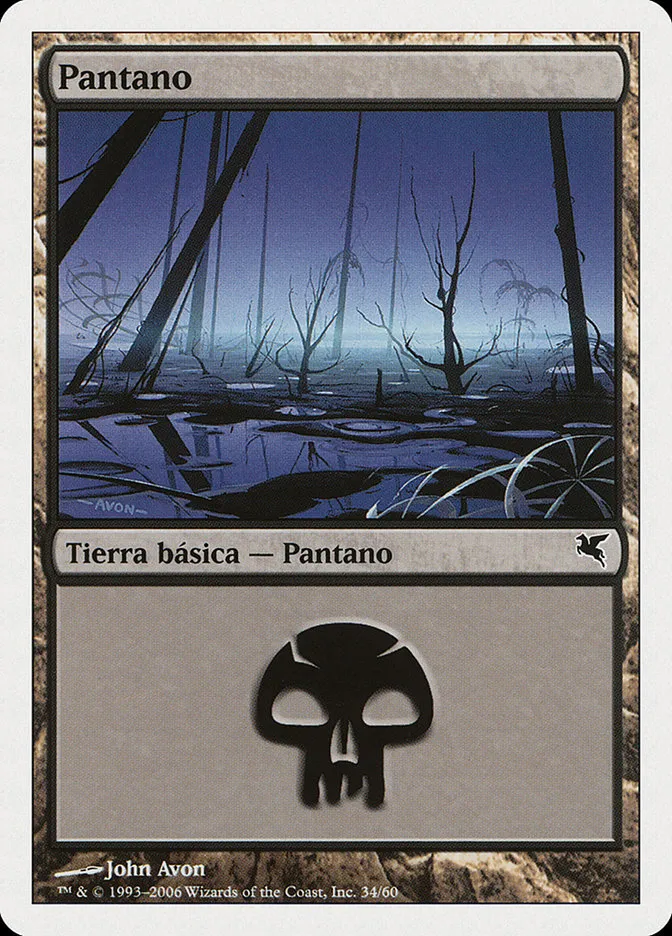 2005 Salvat 2005 Swamp common #D34 common card image