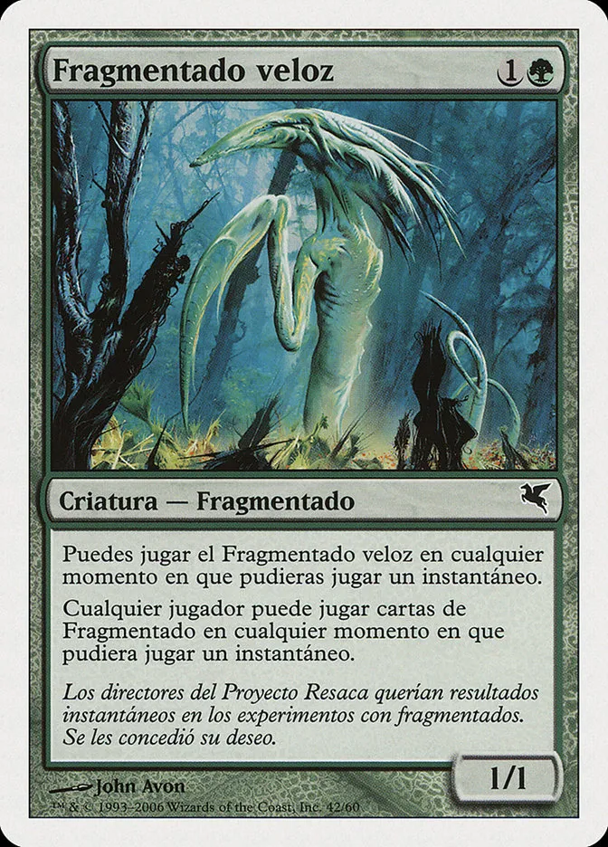 2005 Salvat 2005 Quick Sliver #D42 common card image
