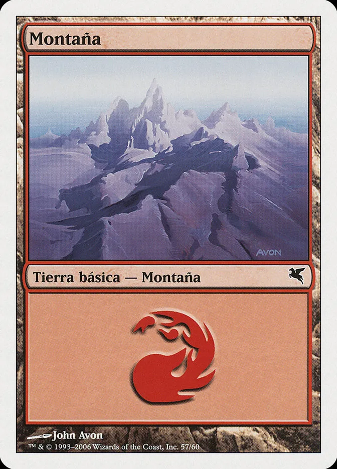 2005 Salvat 2005 Mountain common #D57 common card image