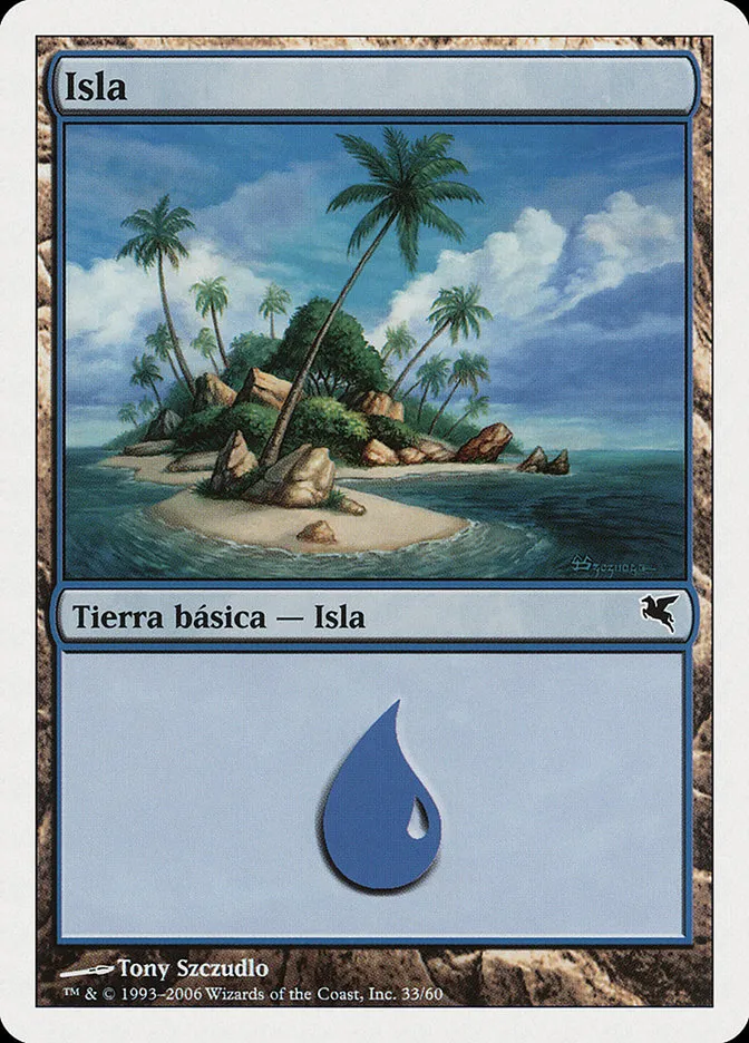 2005 Salvat 2005 Island common #E33 common card image