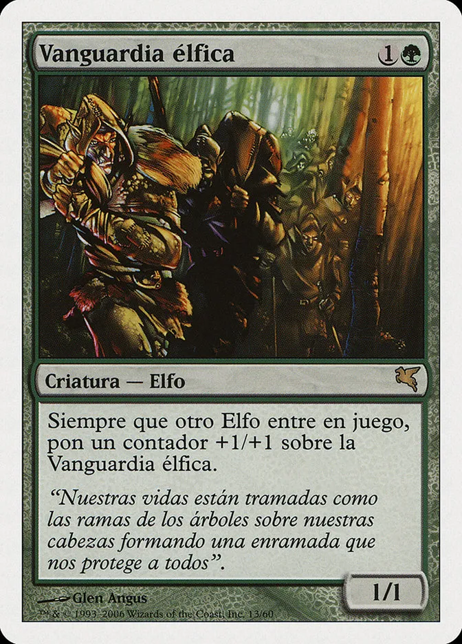 2005 Salvat 2005 Elvish Vanguard #B13 rare card image