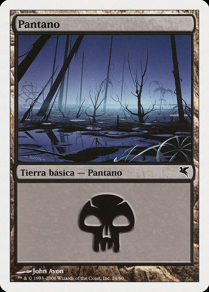 2005 Salvat 2005 Swamp common #F24 common card image