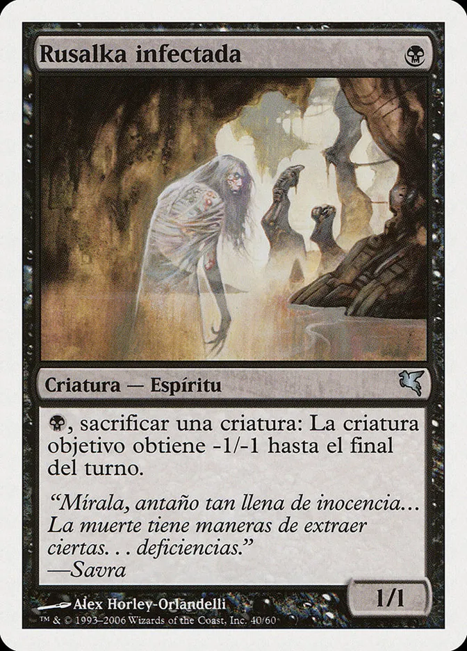 2005 Salvat 2005 Plagued Rusalka #F40 uncommon card image