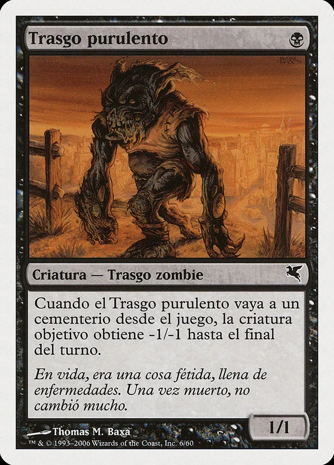 2005 Salvat 2005 Festering Goblin common #F6 common card image