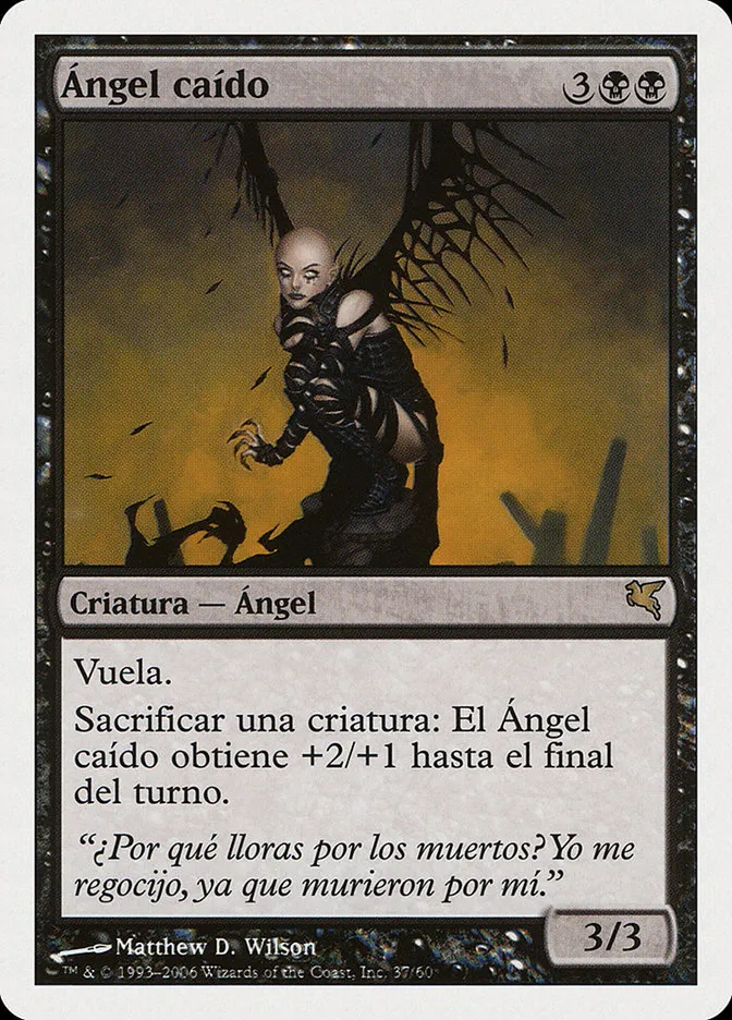 2005 Salvat 2005 Fallen Angel #F37 rare card image