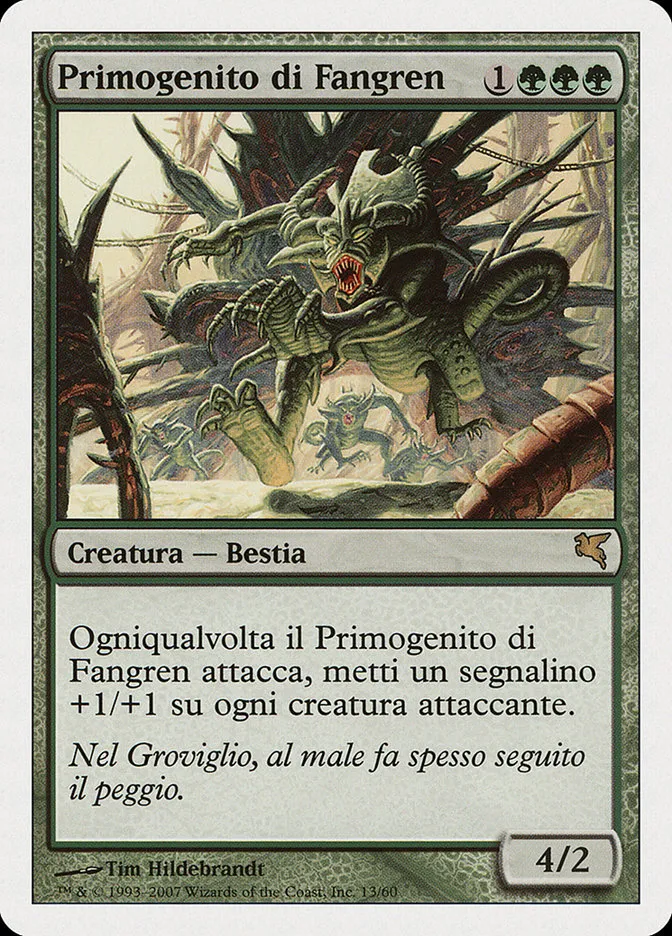 2005 Salvat 2005 Fangren Firstborn #K13 rare card image