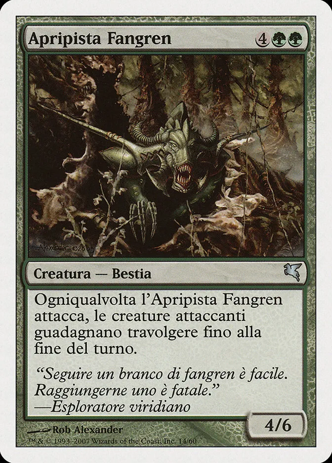 2005 Salvat 2005 Fangren Pathcutter #K14 uncommon card image