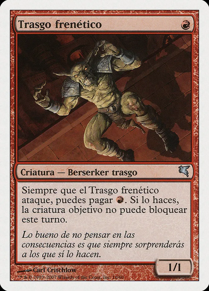 2005 Salvat 2005 Frenzied Goblin #I16 uncommon card image