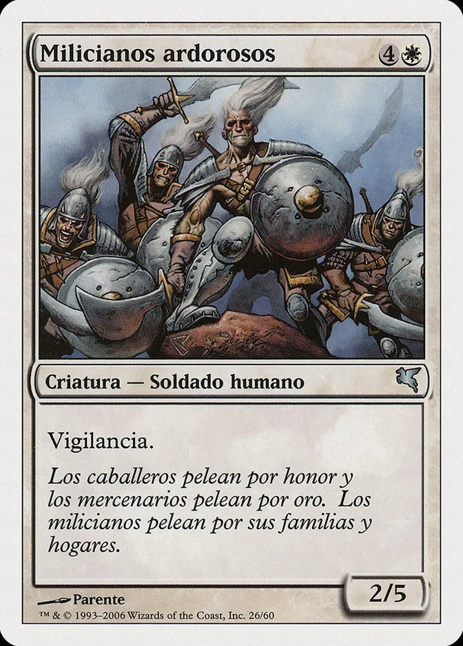 2005 Salvat 2005 Ardent Militia uncommon #G26 uncommon card image