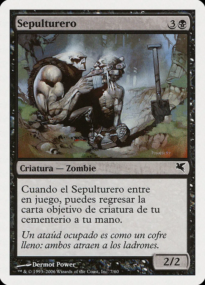2005 Salvat 2005 Gravedigger #F7 common card image