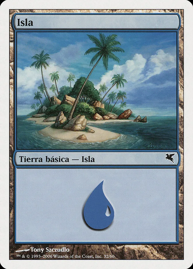 2005 Salvat 2005 Island common #H32 common card image