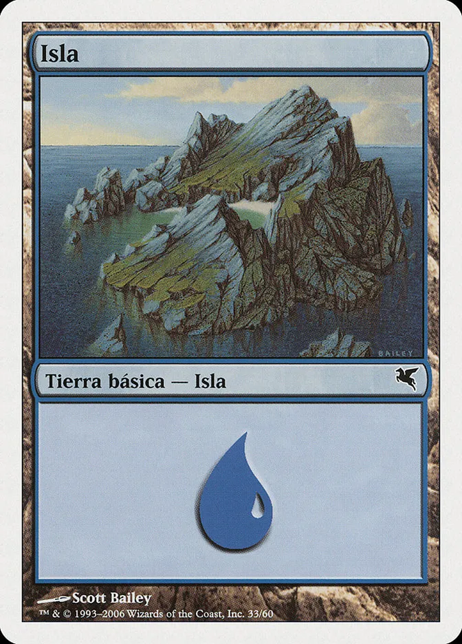 2005 Salvat 2005 Island common #H33 common card image