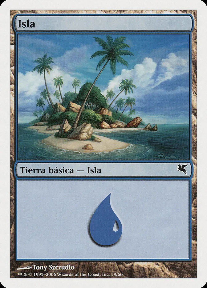 2005 Salvat 2005 Island #H59 common card image