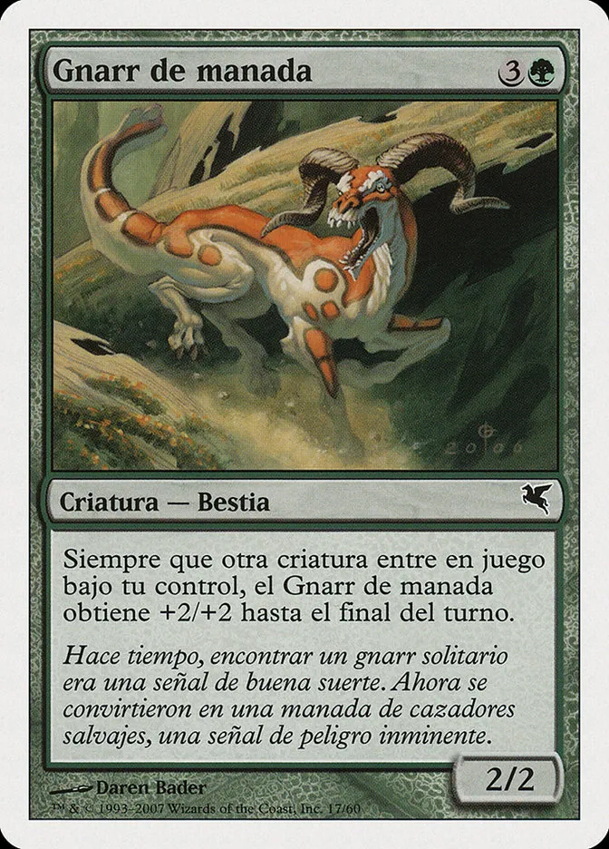 2005 Salvat 2005 Herd Gnarr common #J17 common card image