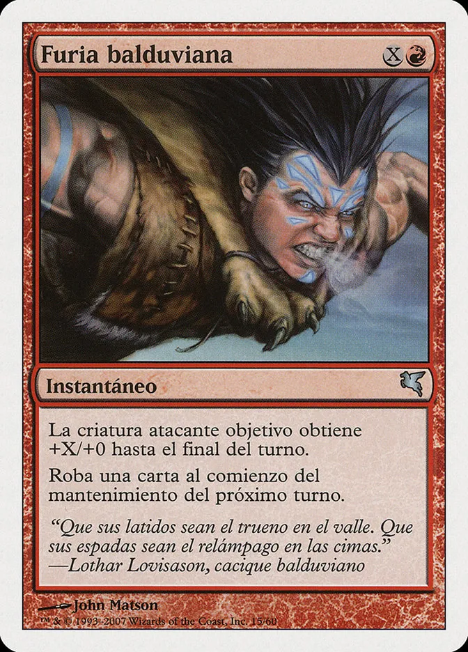 2005 Salvat 2005 Balduvian Rage uncommon #I15 uncommon card image