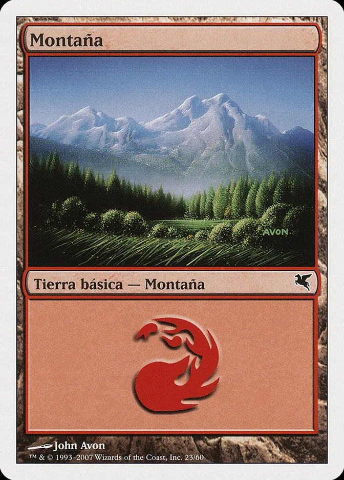 2005 Salvat 2005 Mountain common #I23 common card image
