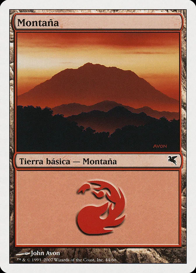 2005 Salvat 2005 Mountain common #I44 common card image
