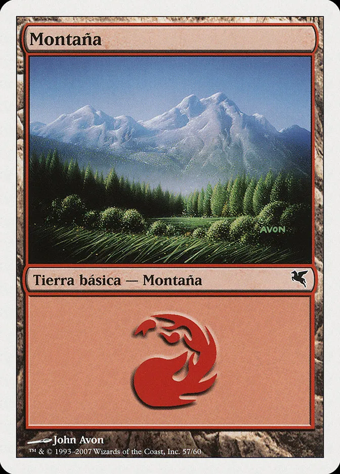 2005 Salvat 2005 Mountain common #I57 common card image