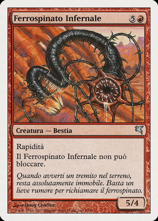 2005 Salvat 2005 Iron-Barb Hellion #K3 uncommon card image