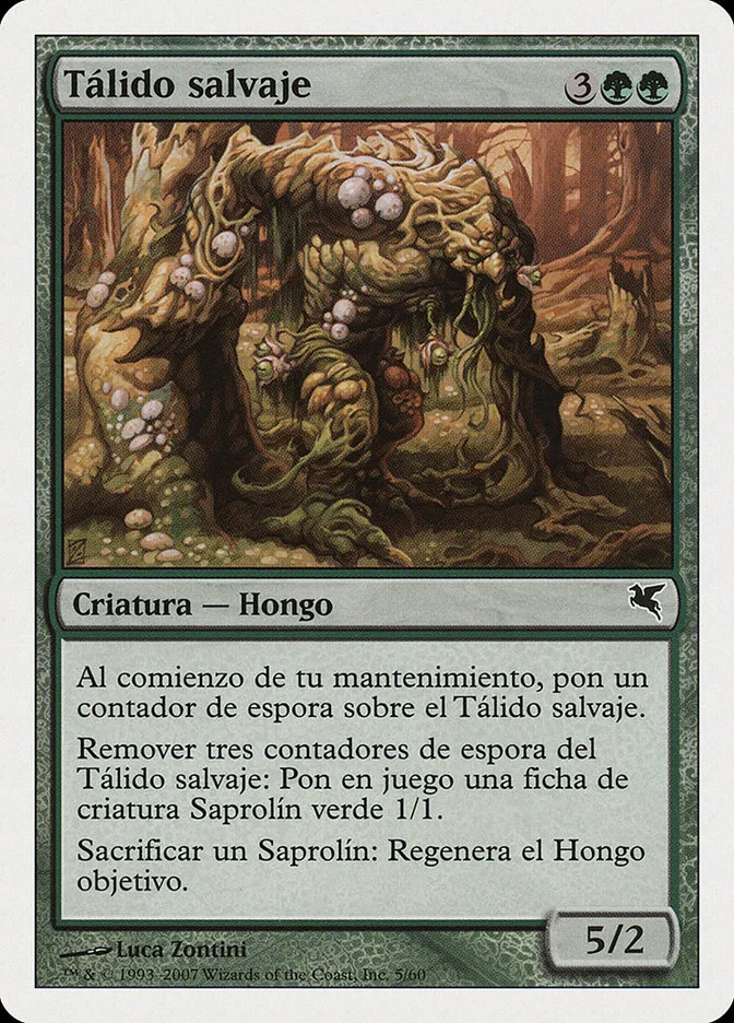 2005 Salvat 2005 Savage Thallid #J5 common card image