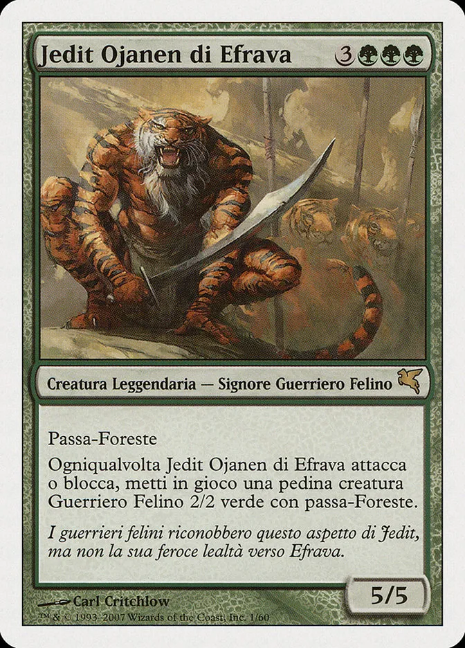 2005 Salvat 2005 Jedit Ojanen of Efrava #L1 rare card image