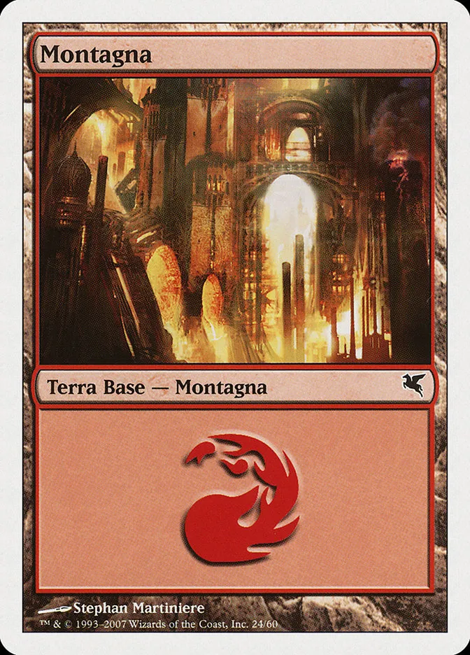 2005 Salvat 2005 Mountain common #K24 common card image