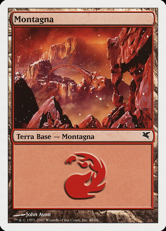 2005 Salvat 2005 Mountain common #K48 common card image