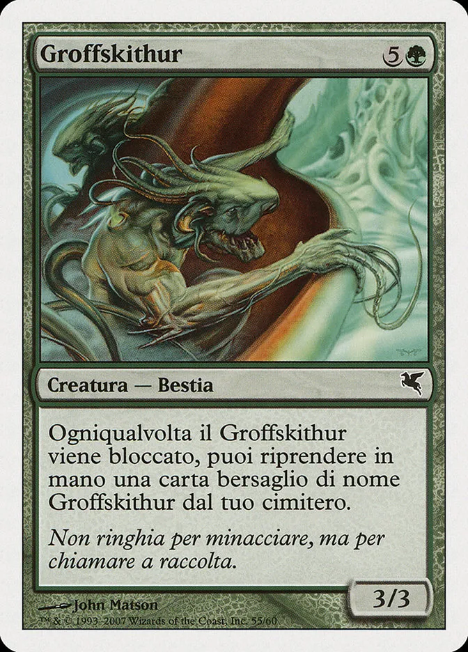 2005 Salvat 2005 Groffskithur common #K55 common card image