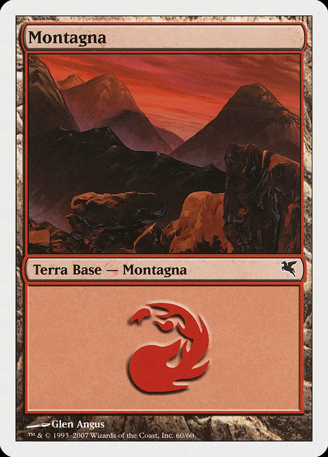 2005 Salvat 2005 Mountain common #K60 common card image