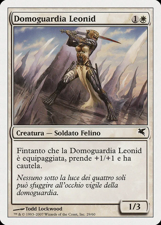 2005 Salvat 2005 Leonin Den-Guard #L29 common card image
