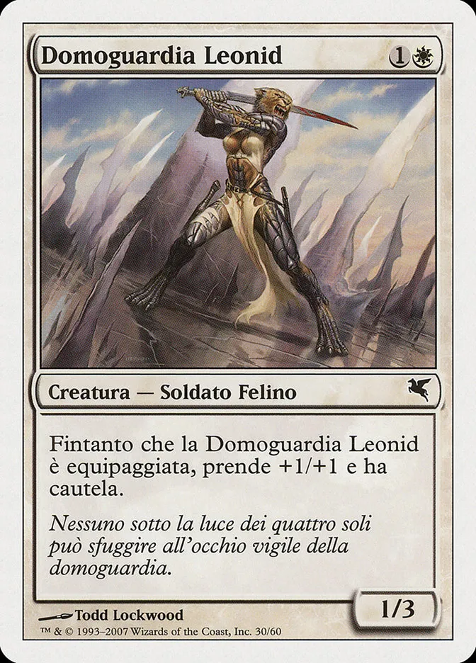 2005 Salvat 2005 Leonin Den-Guard #L30 common card image