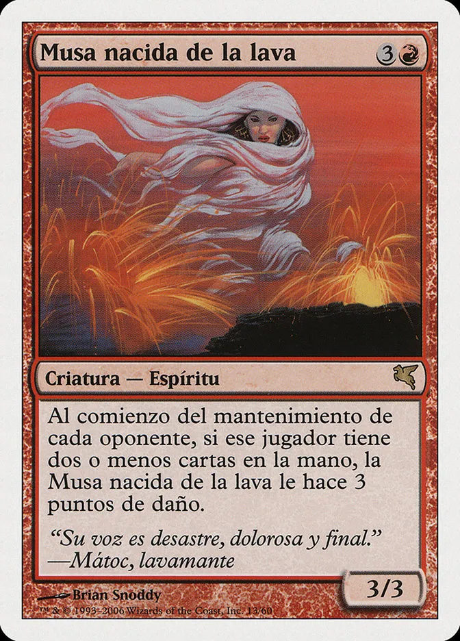 2005 Salvat 2005 Lavaborn Muse #C13 rare card image