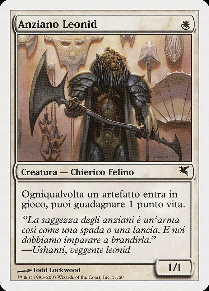 2005 Salvat 2005 Leonin Elder #L51 common card image