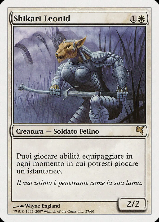 2005 Salvat 2005 Leonin Shikari #L37 rare card image