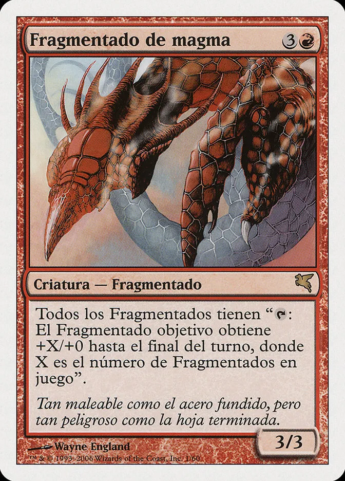 2005 Salvat 2005 Magma Sliver #D1 rare card image